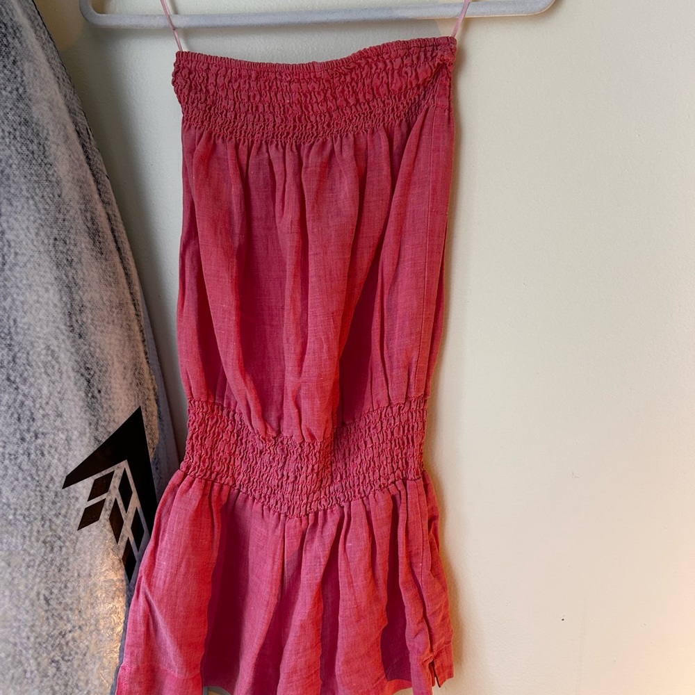 Light coral beachy romper